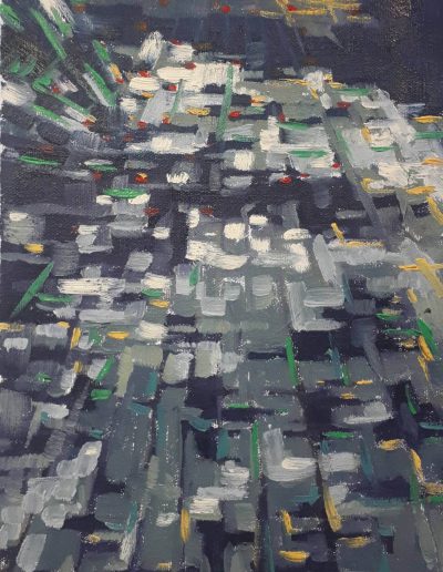 Alyson May - Dappled Light 01, oil on canvas, 26 x 19cm